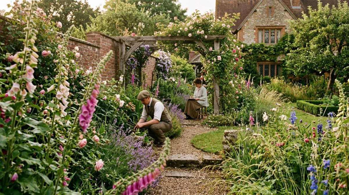 Arts and Crafts tuin in Engeland