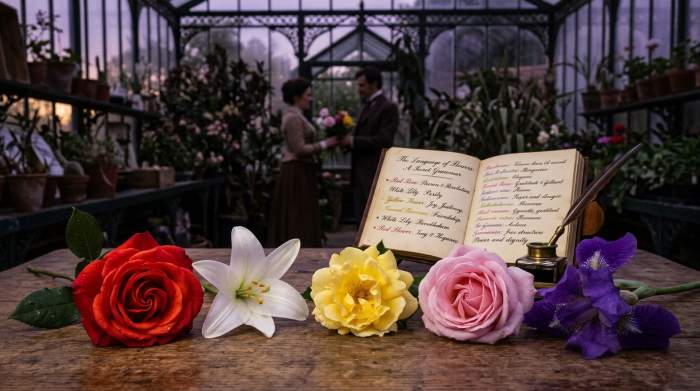 Gekleurde bloemen met betekenis