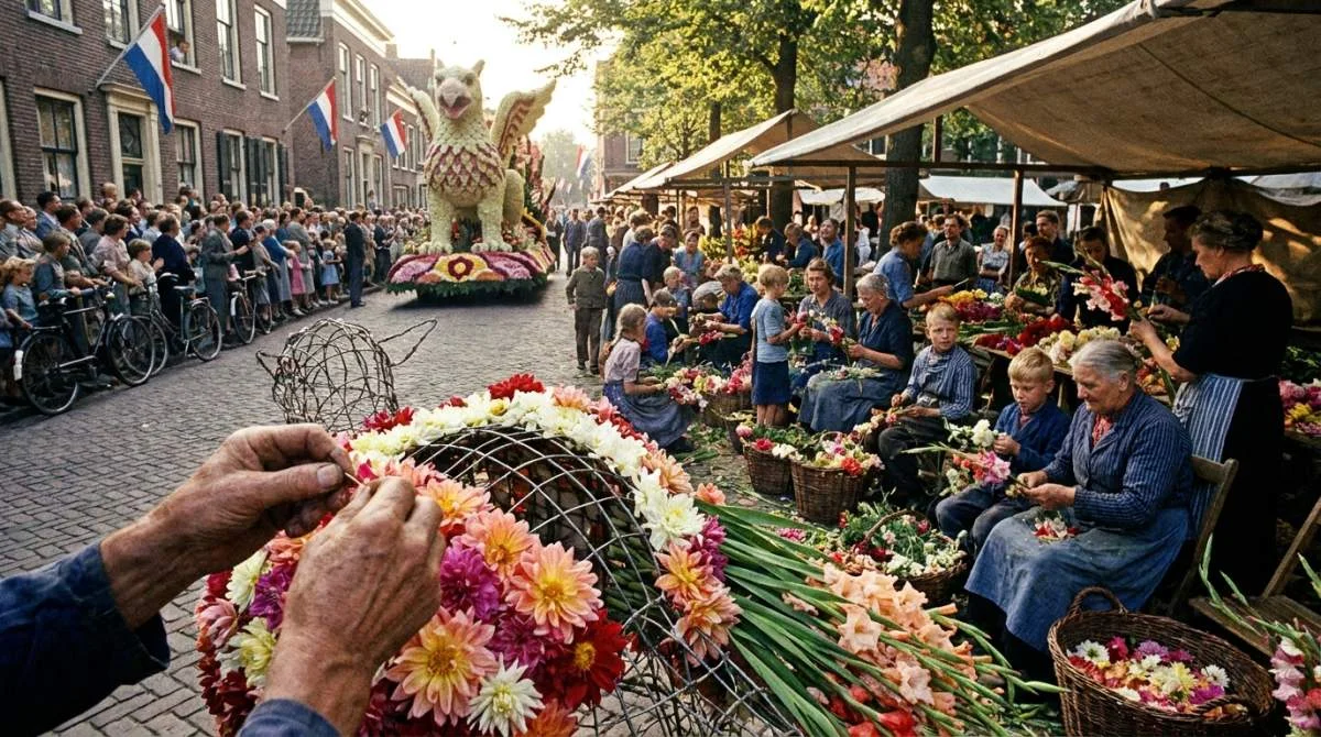 Het Bloemencorso: De Nederlandse Viering van Bloemen