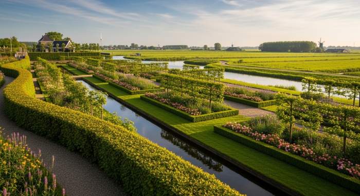 Harmonie in renaissance-tuin