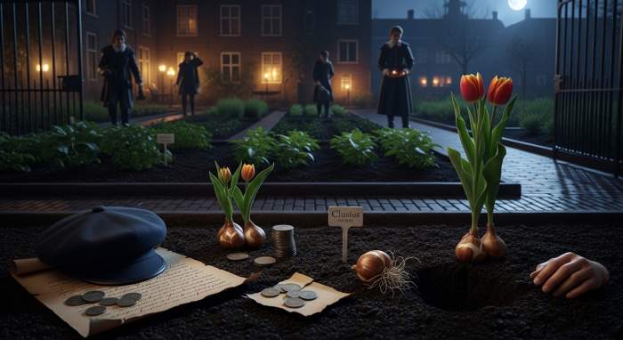 Tulpenbollen worden gestolen