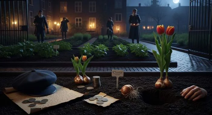 Tulpenbollen worden gestolen