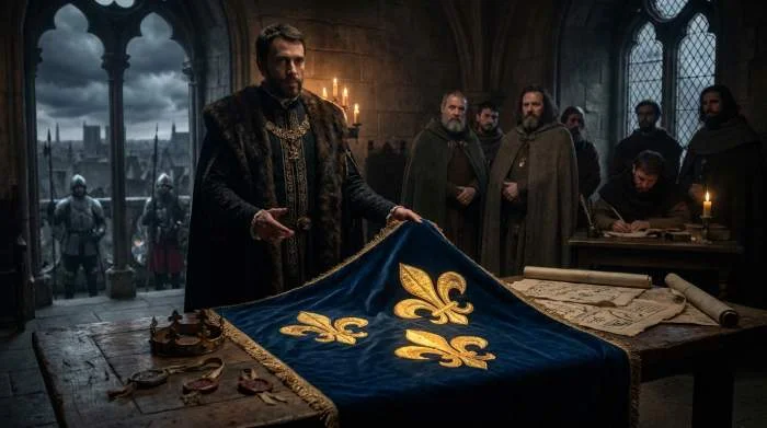 Fleur-de-lis tijdens Honderdjarige Oorlog