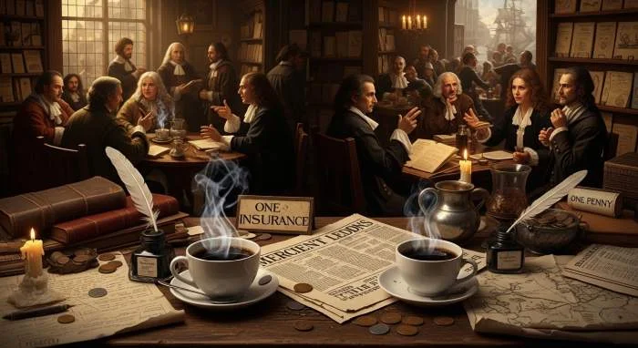 Europese koffiehuizen brengen geleerden, kooplieden en zeelieden samen rond nieuwe ideeën