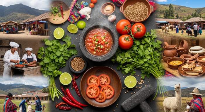 Koriander in Mexicaanse salsa