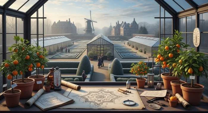Nederlandse tuinbouwers in de 17e eeuw met koudebestendige gewassen