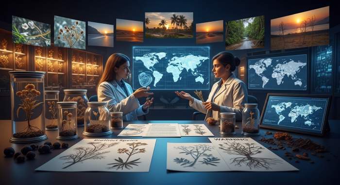 Wetenschappers onderzoeken verdwenen planten