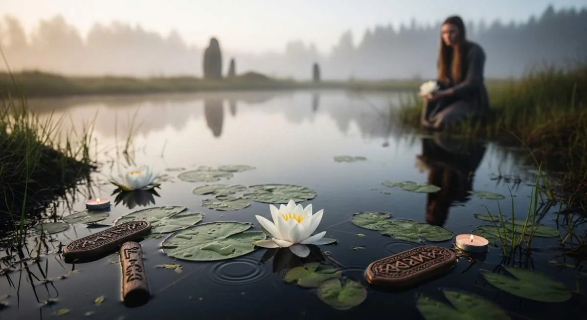 Waterlelie Germaanse mythologie: bescherming en transformatie